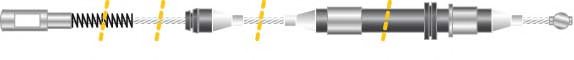 MGA CF5319 Cable, parking brake